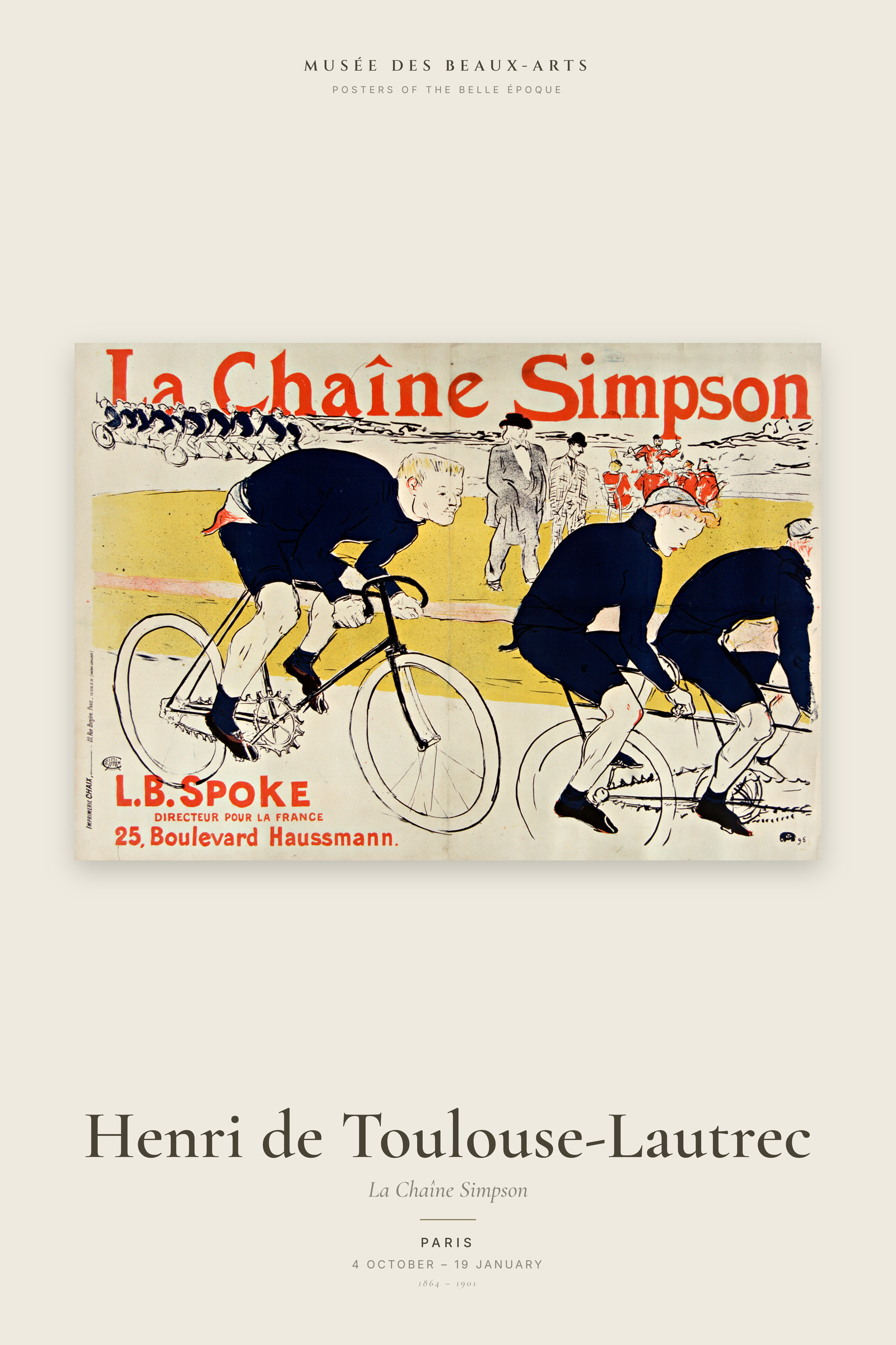 La Chaîne Simpson — Exhibition Poster