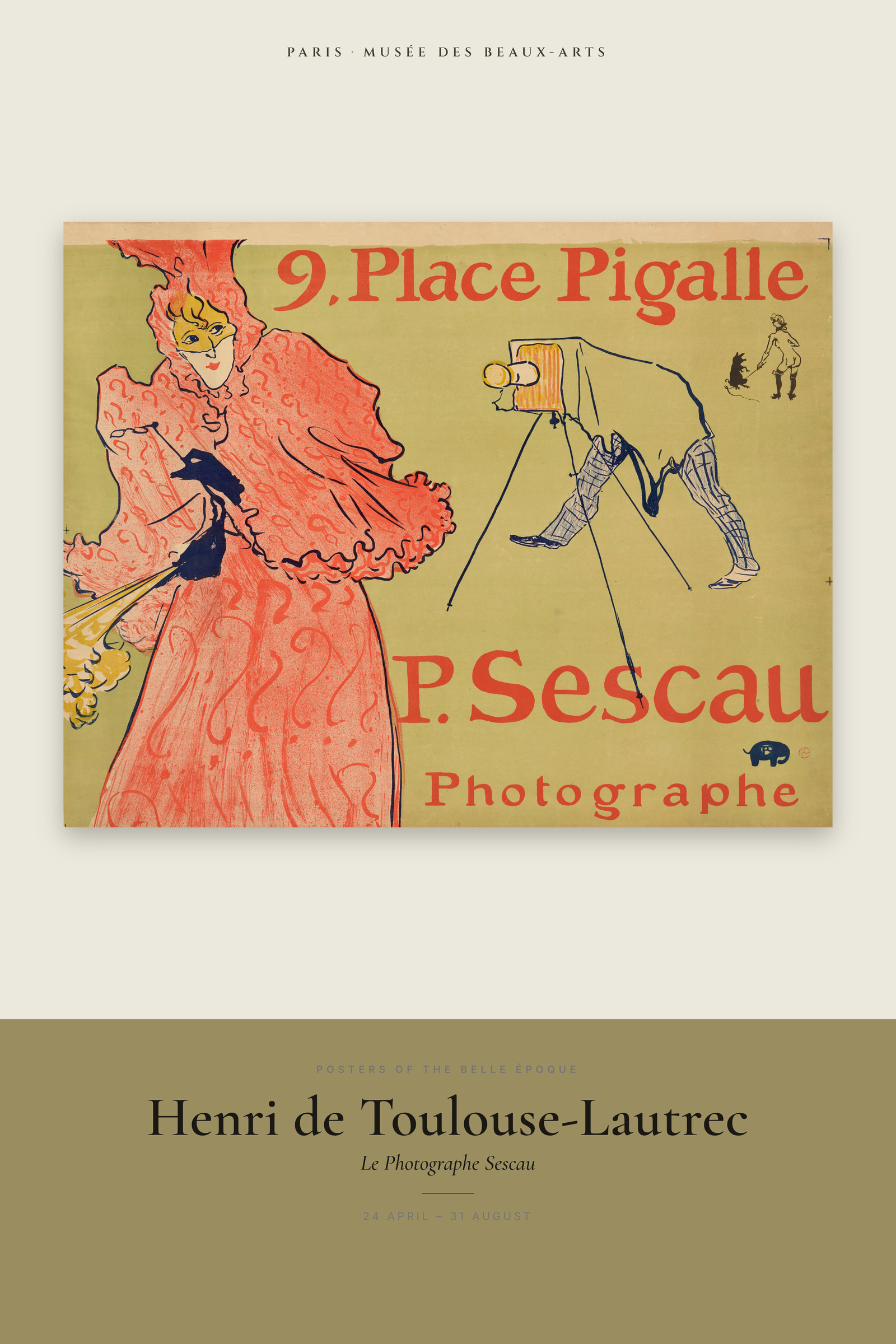 Le Photographe Sescau — Exhibition Poster