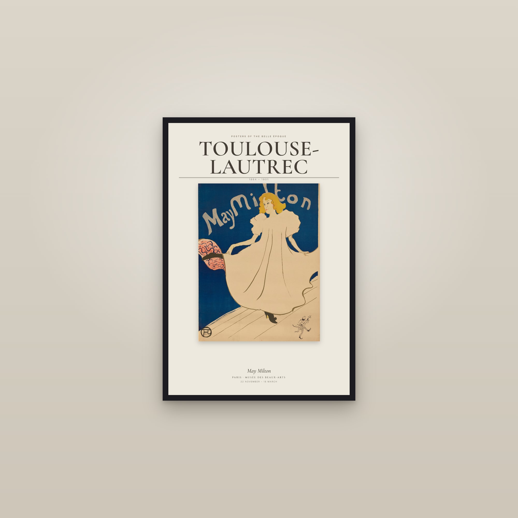 May Milton — Exhibition Poster