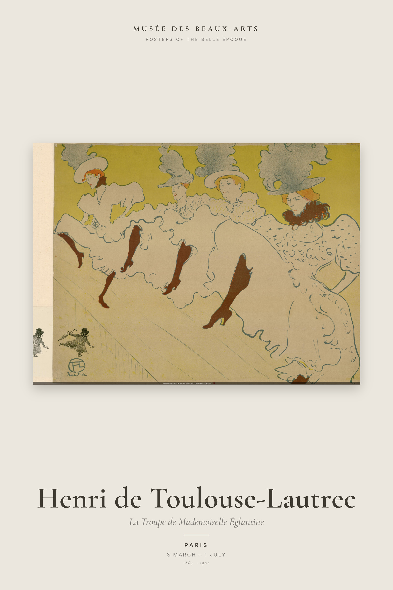 La Troupe de Mademoiselle Églantine — Exhibition Poster