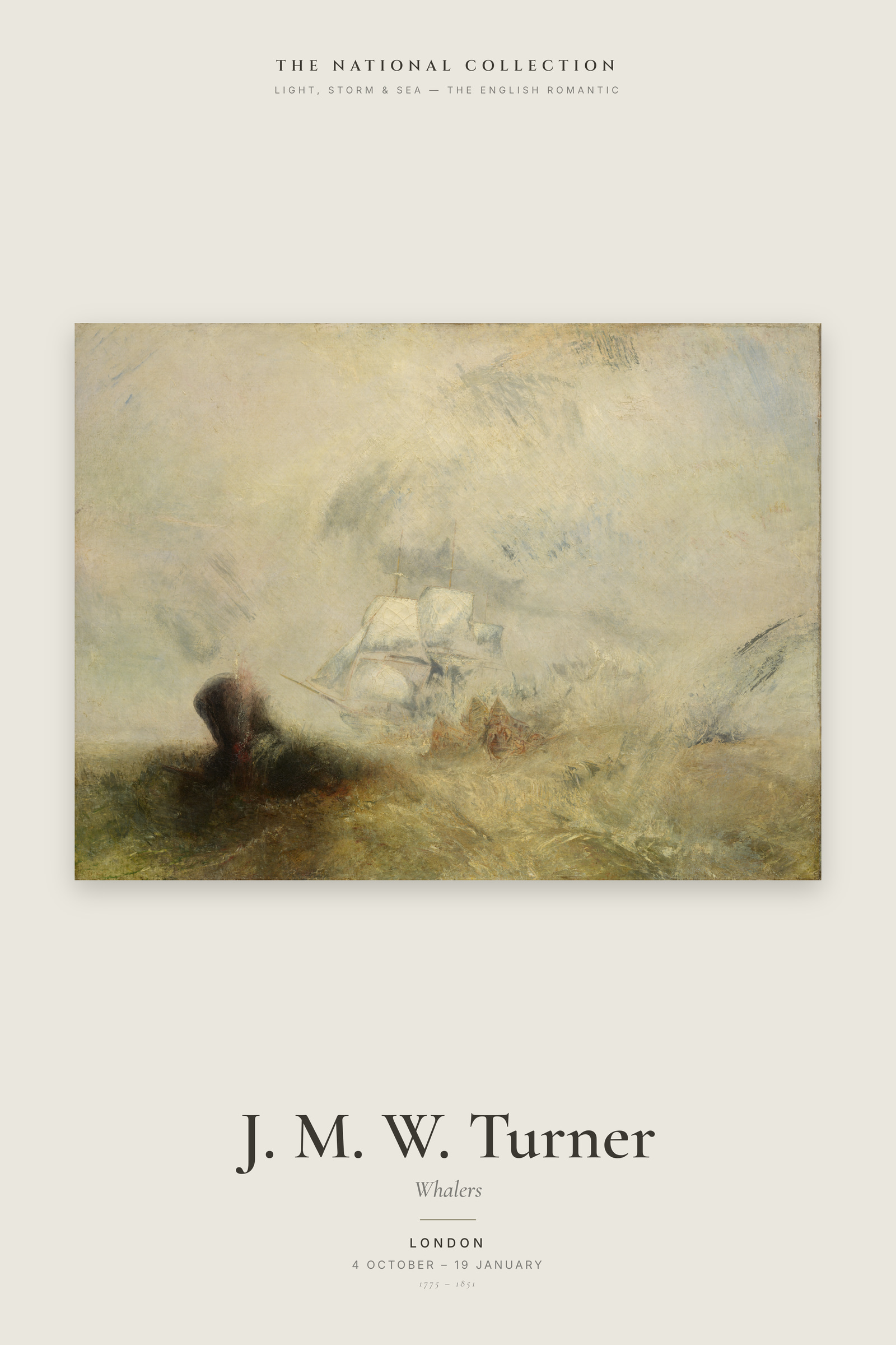 Whalers — Exhibition Poster