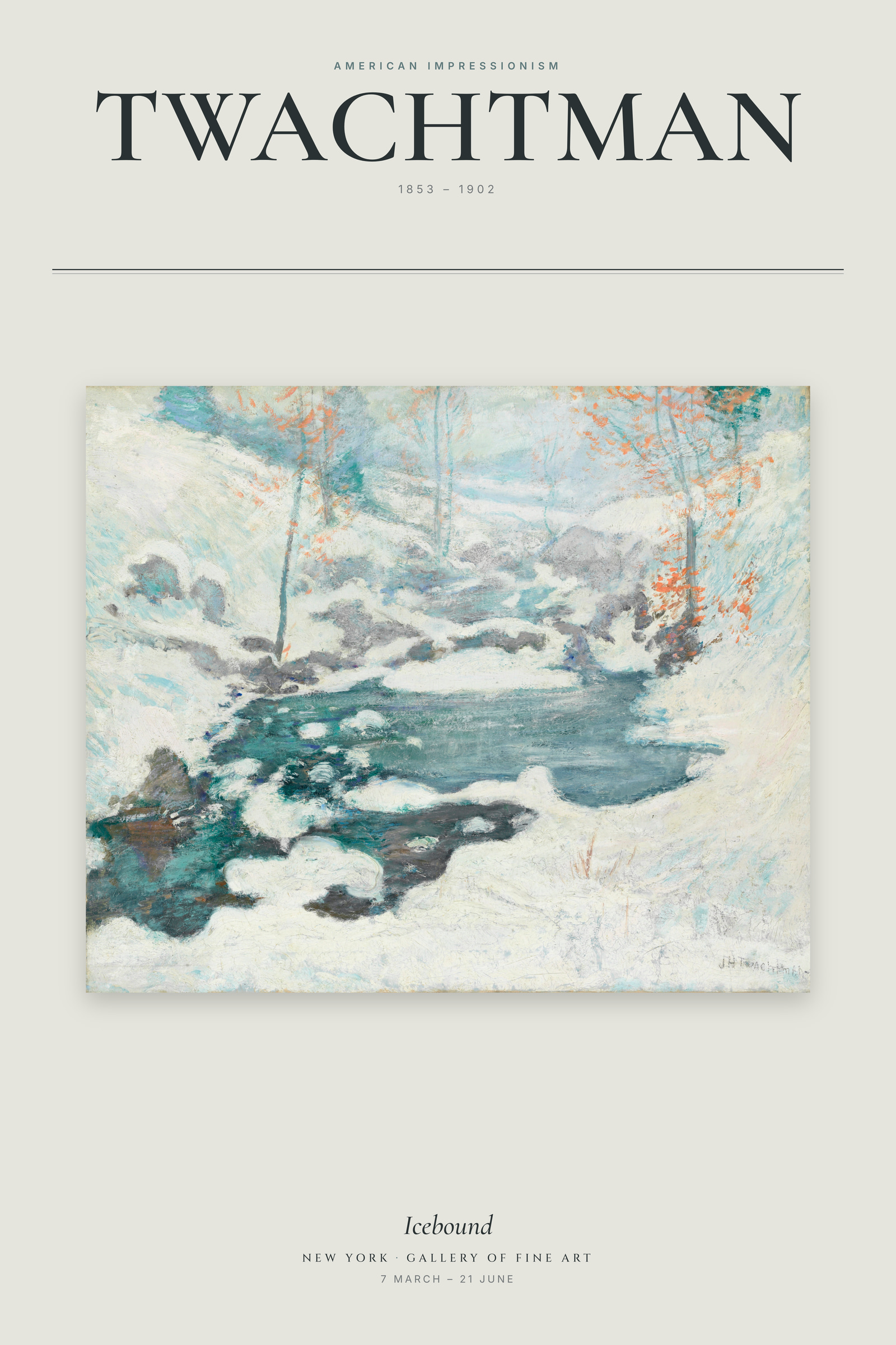 Icebound — Exhibition Poster