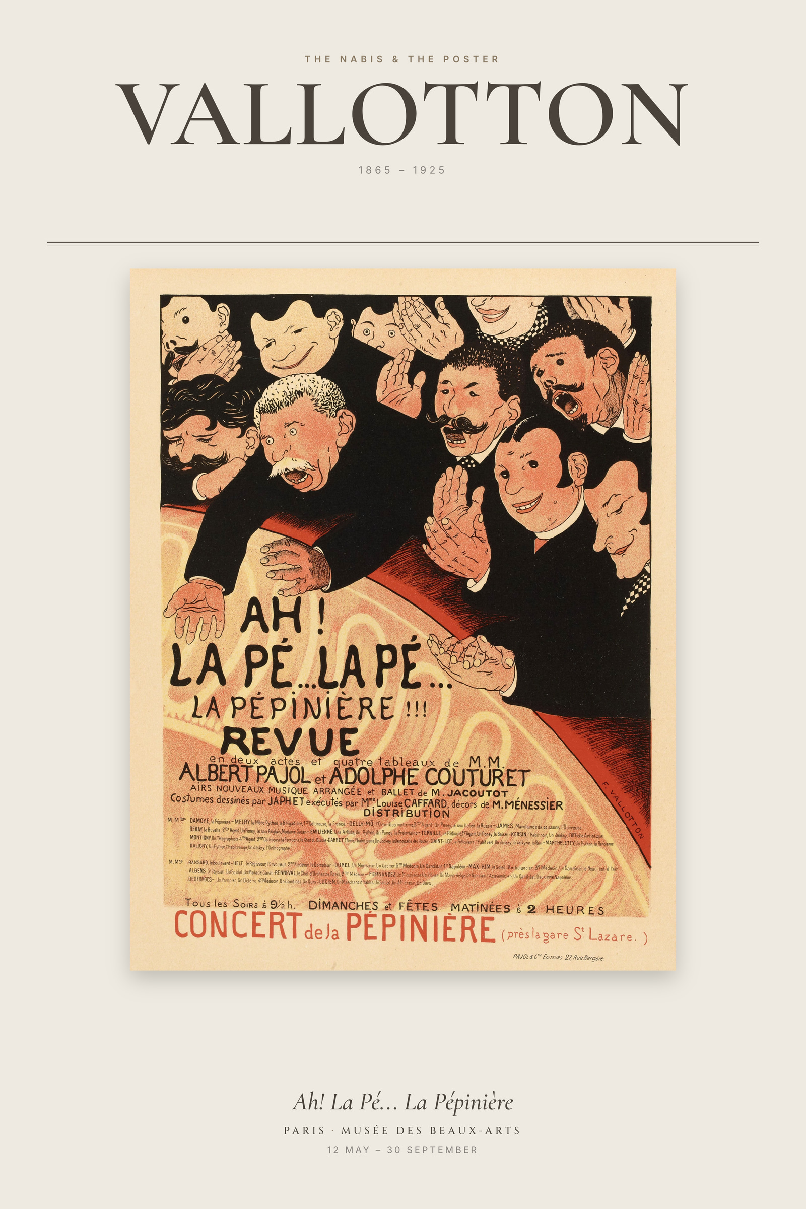 Ah! La Pé... La Pépinière — Exhibition Poster