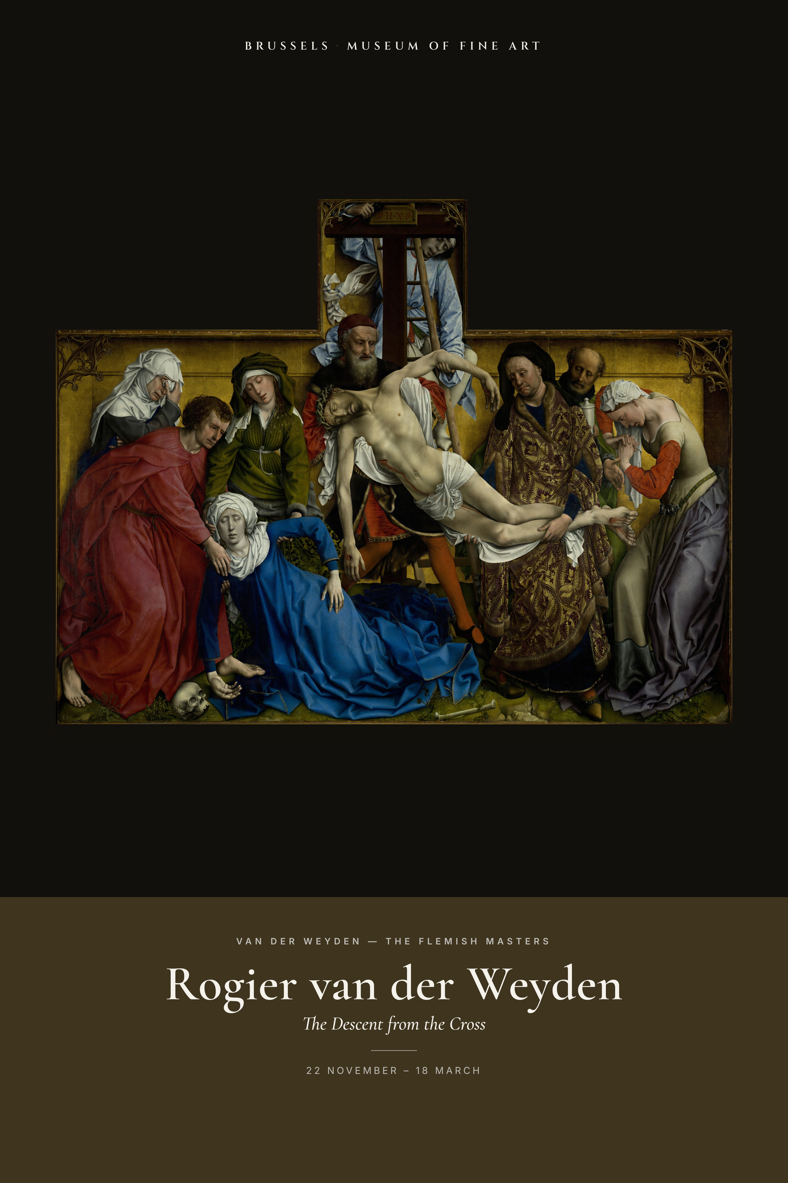 The Descent from the Cross — Exhibition Poster