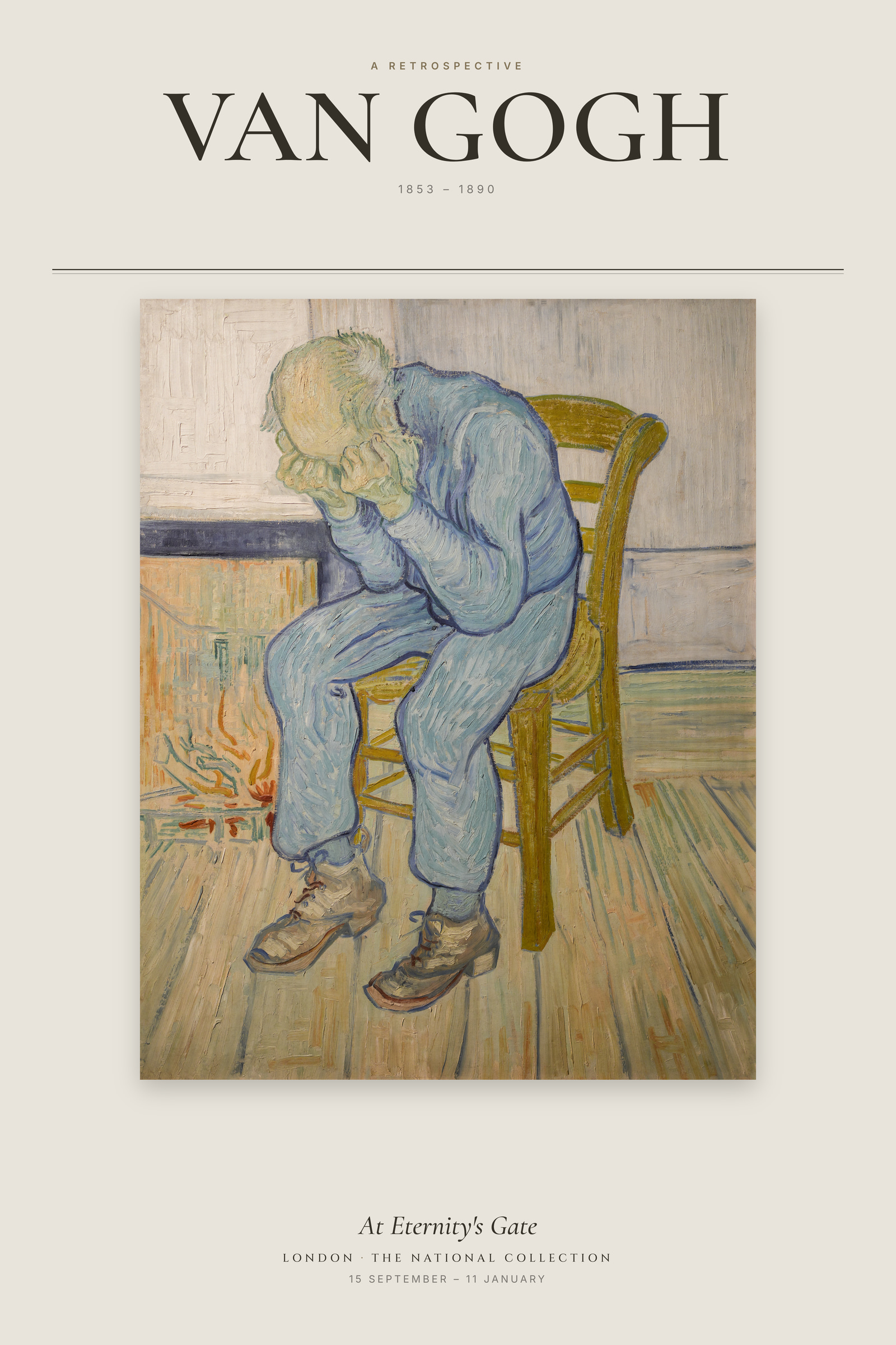 At Eternity's Gate — Exhibition Poster