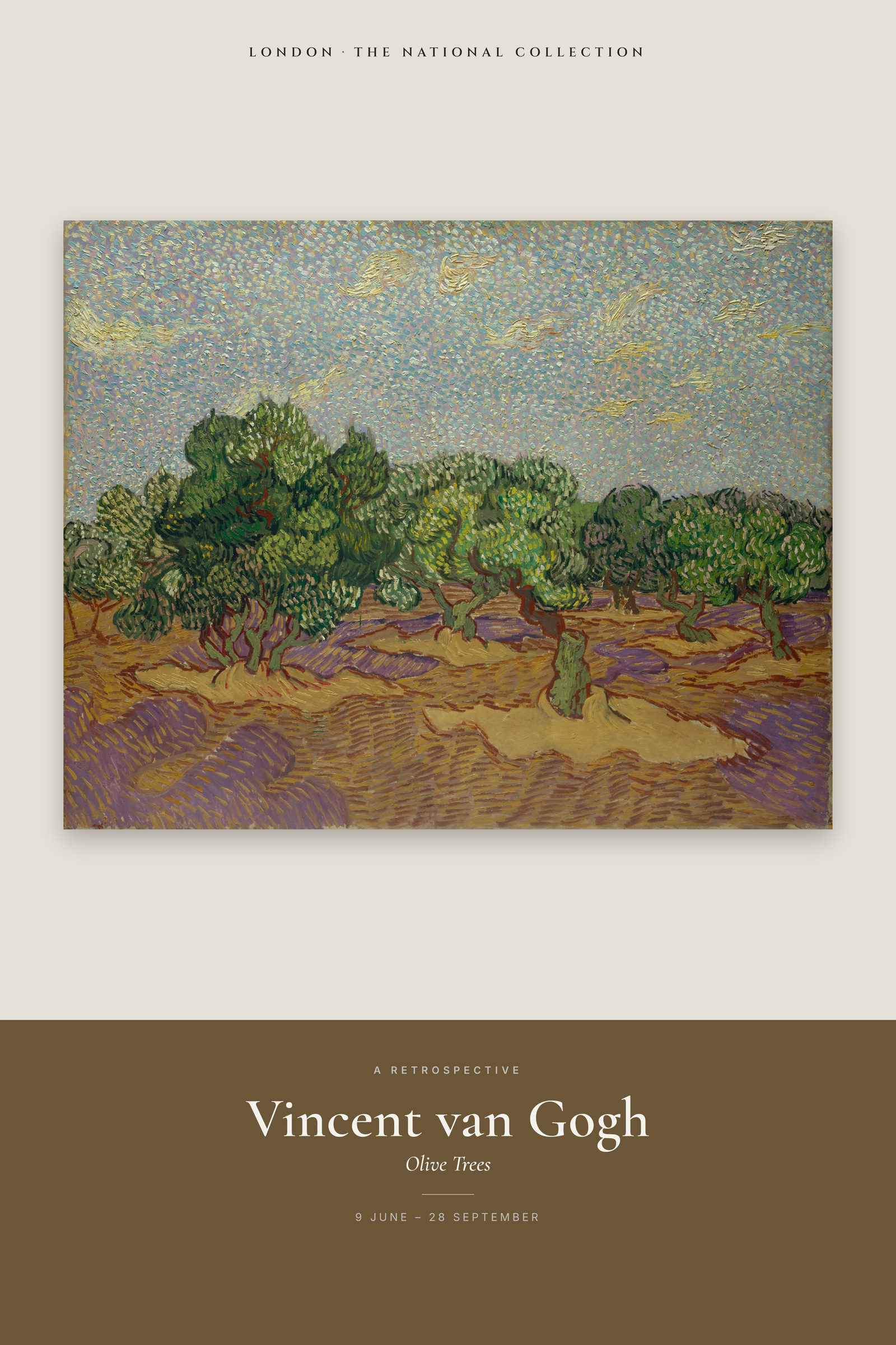 Olive Trees — Exhibition Poster