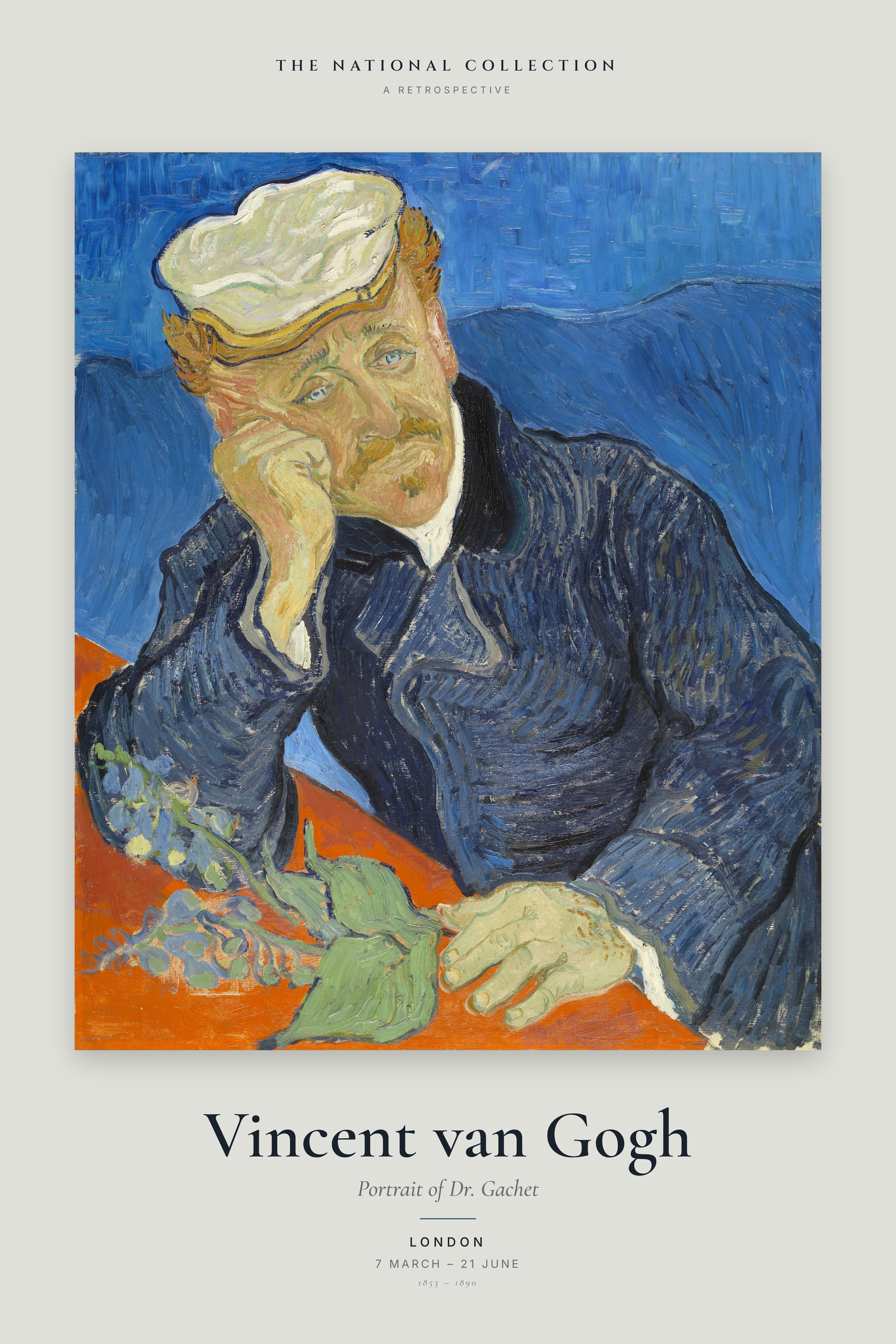 Portrait of Dr. Gachet — Exhibition Poster