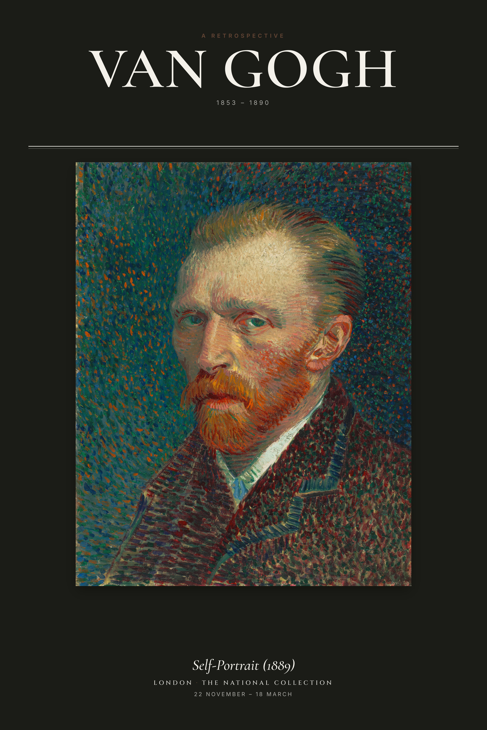 Self-Portrait (1889) — Exhibition Poster