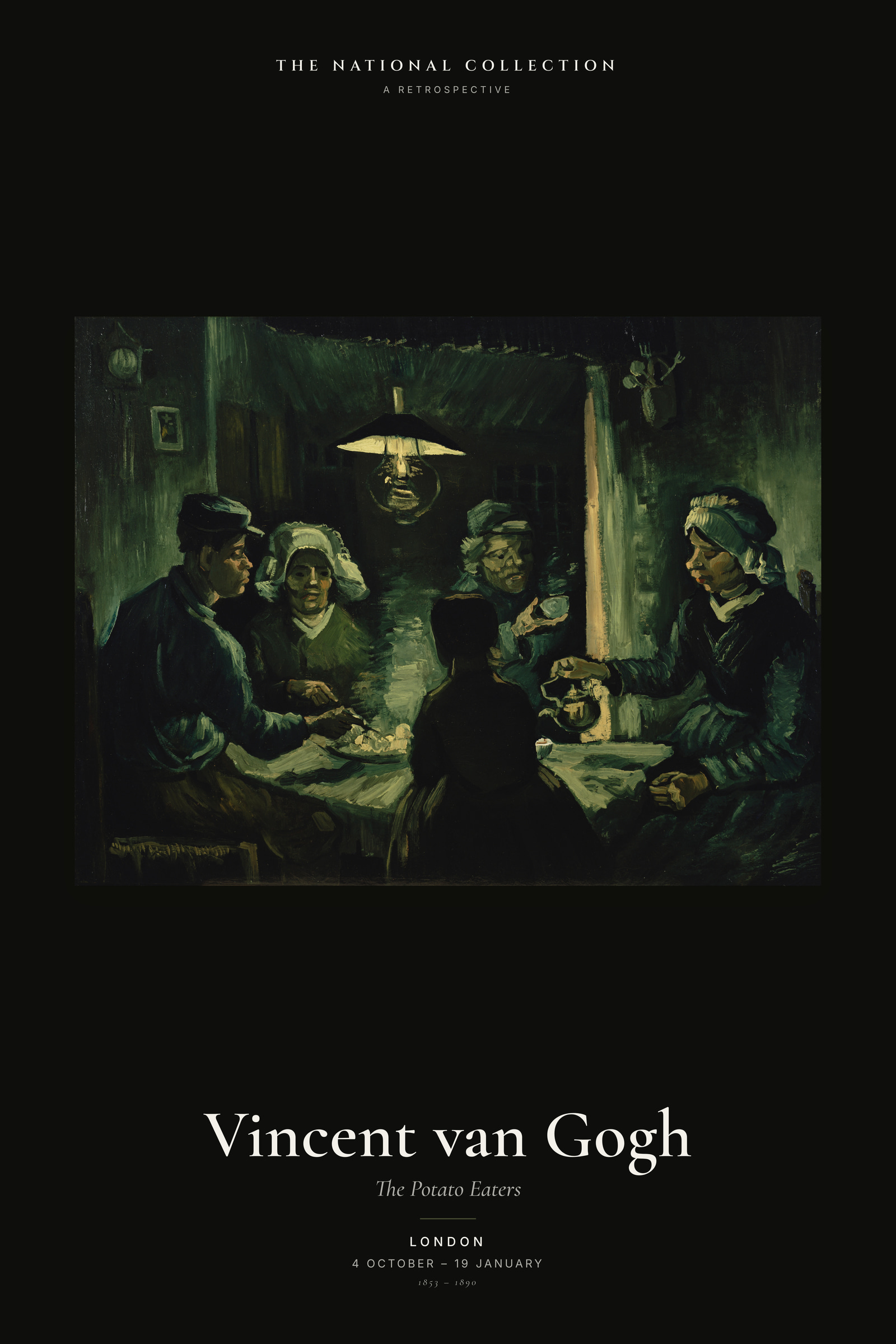 The Potato Eaters — Exhibition Poster