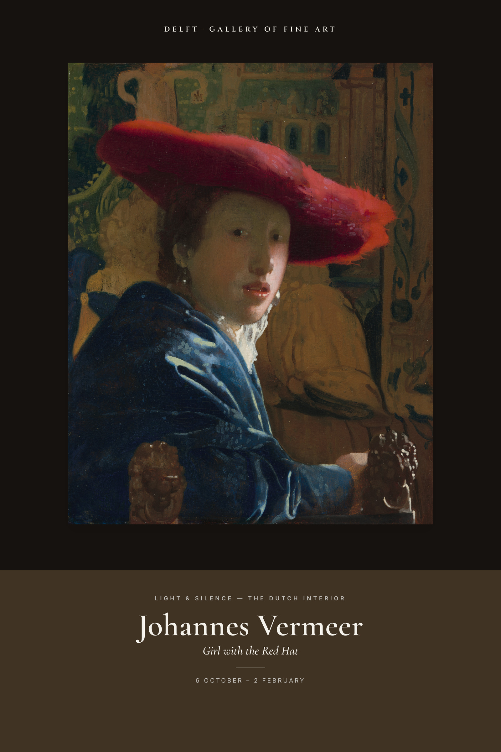 Girl with the Red Hat — Exhibition Poster