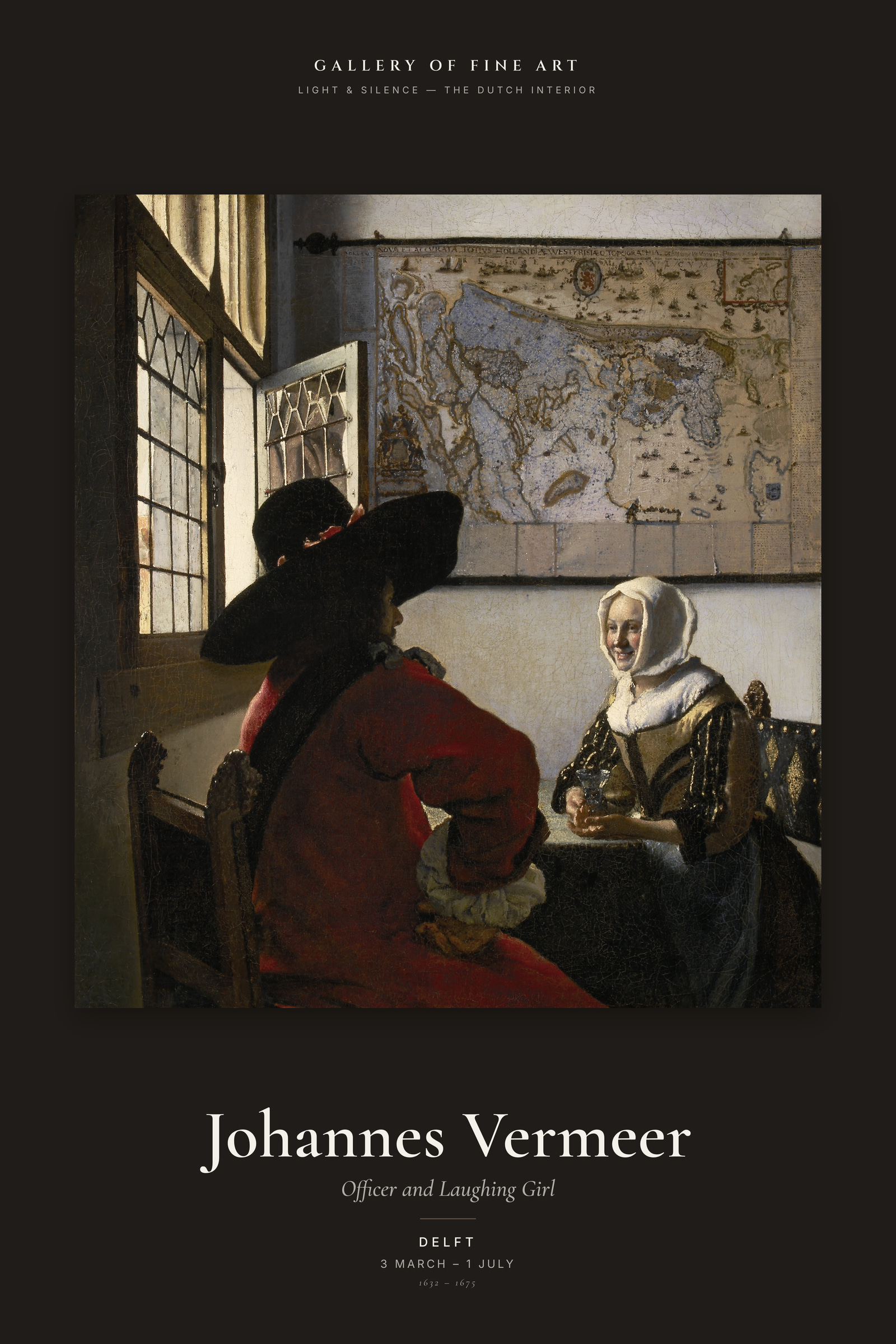 Officer and Laughing Girl — Exhibition Poster