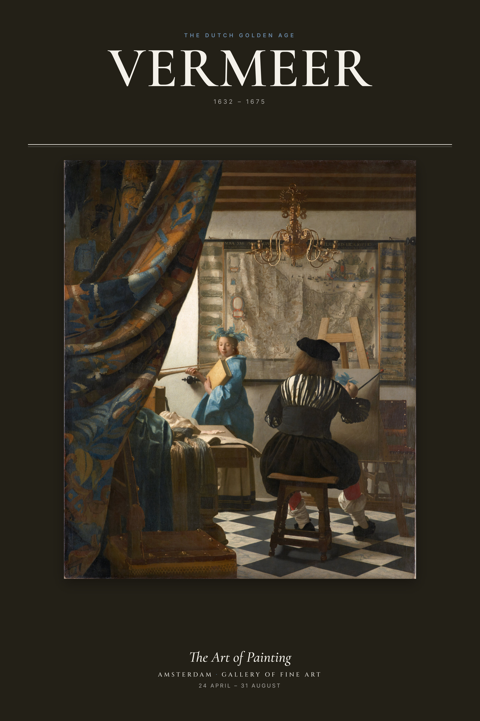 The Art of Painting — Exhibition Poster