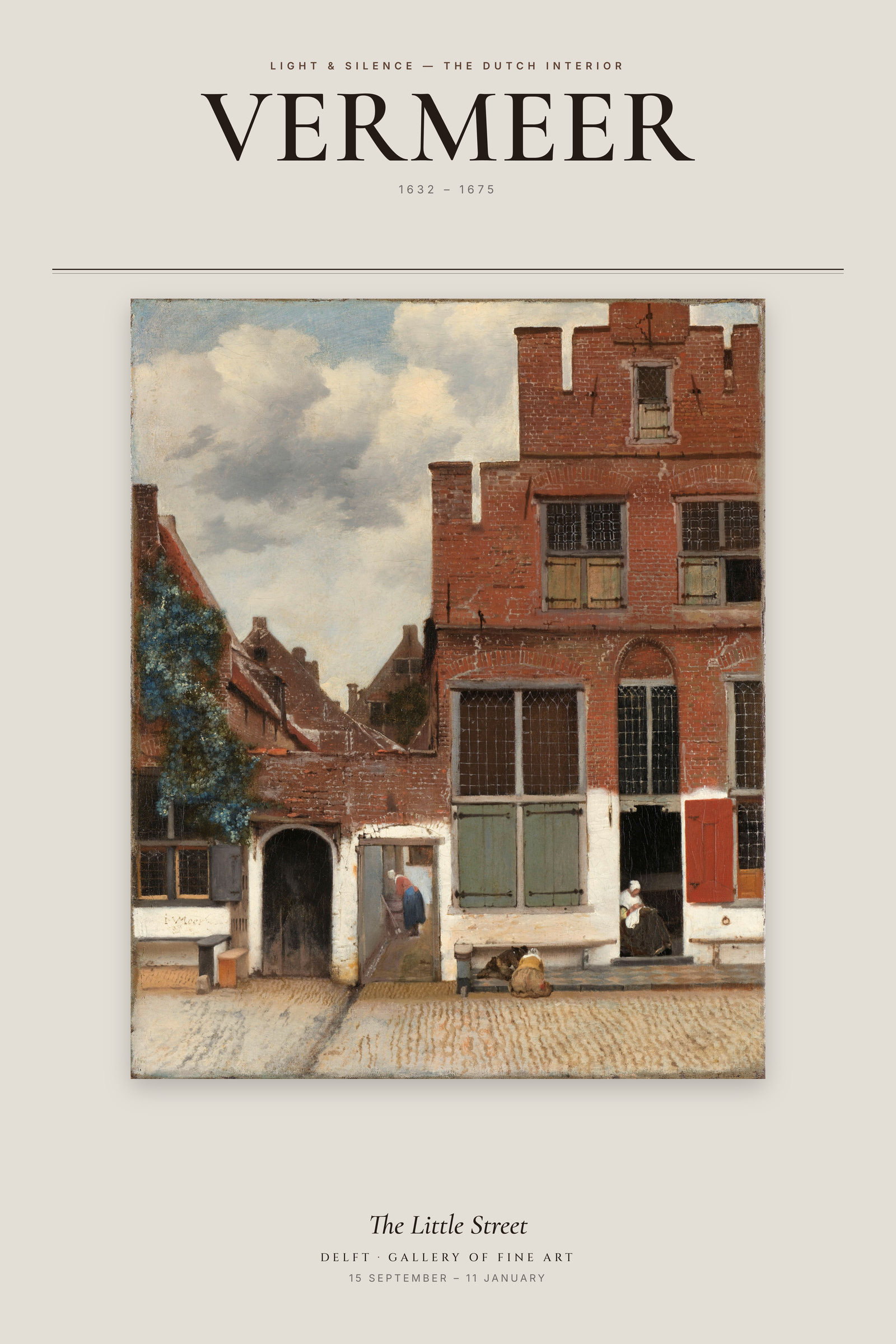 The Little Street — Exhibition Poster