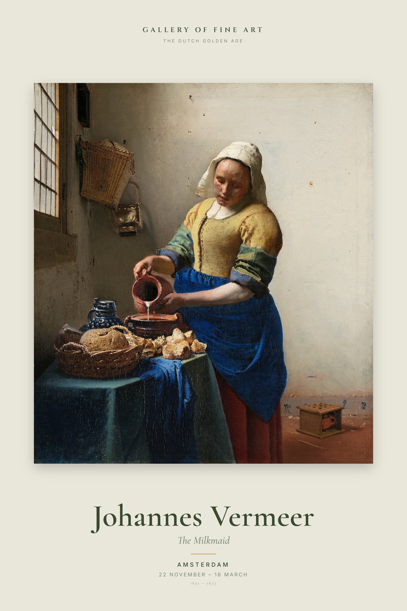 The Milkmaid — Exhibition Poster