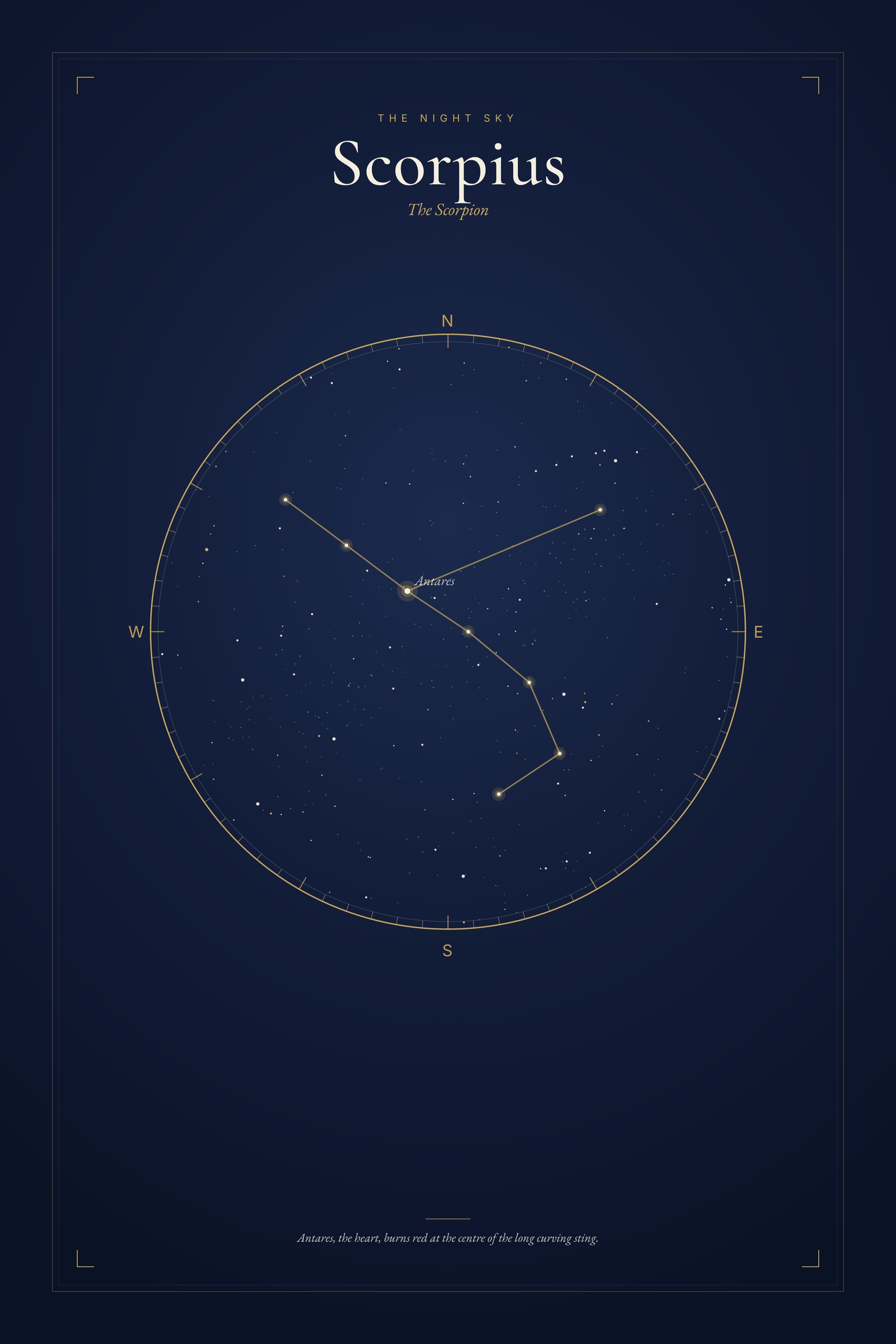 Scorpius — Star Map