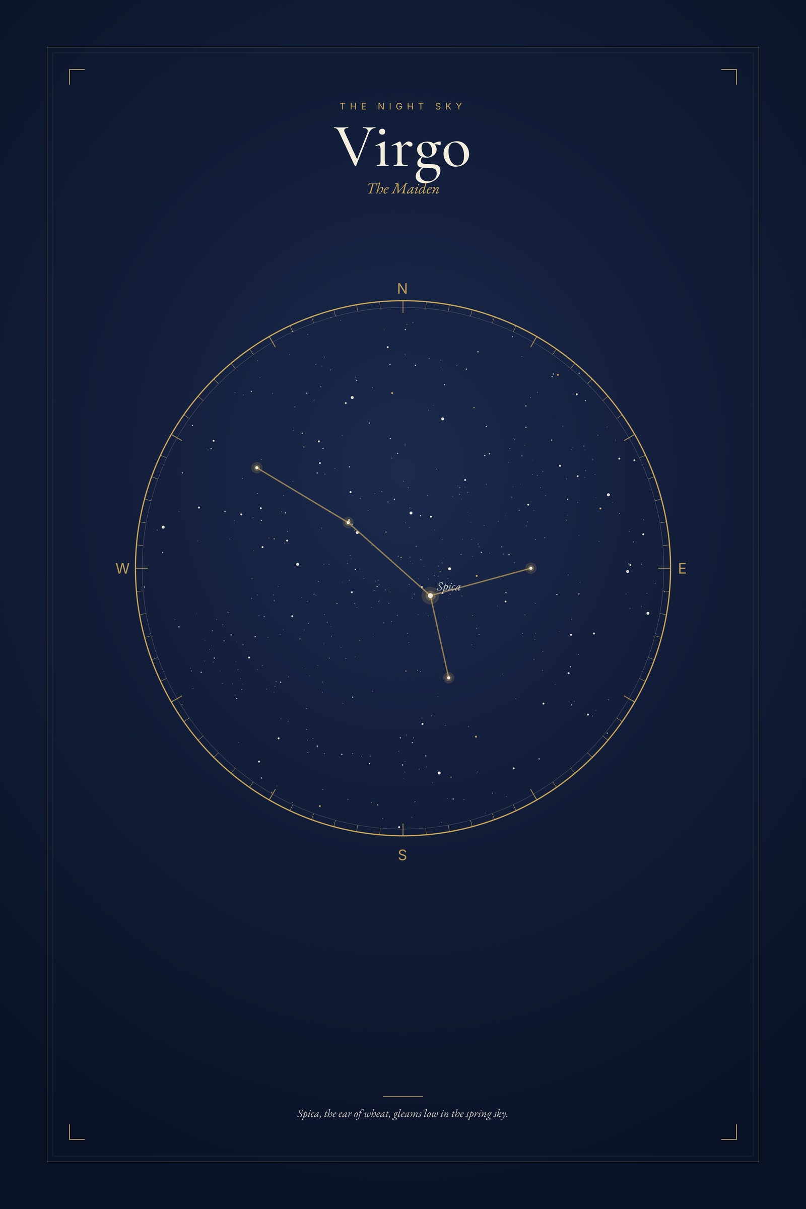 Virgo — Star Map