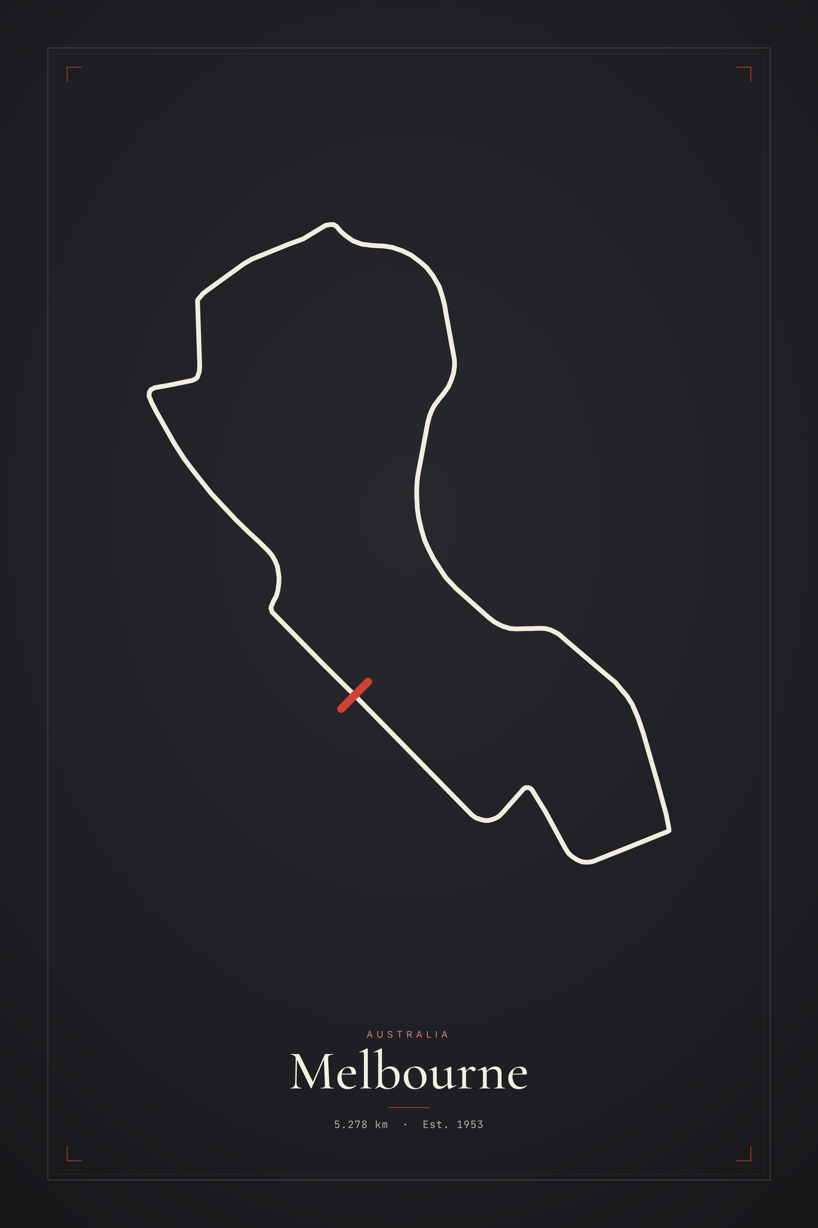 Melbourne — Circuit Print