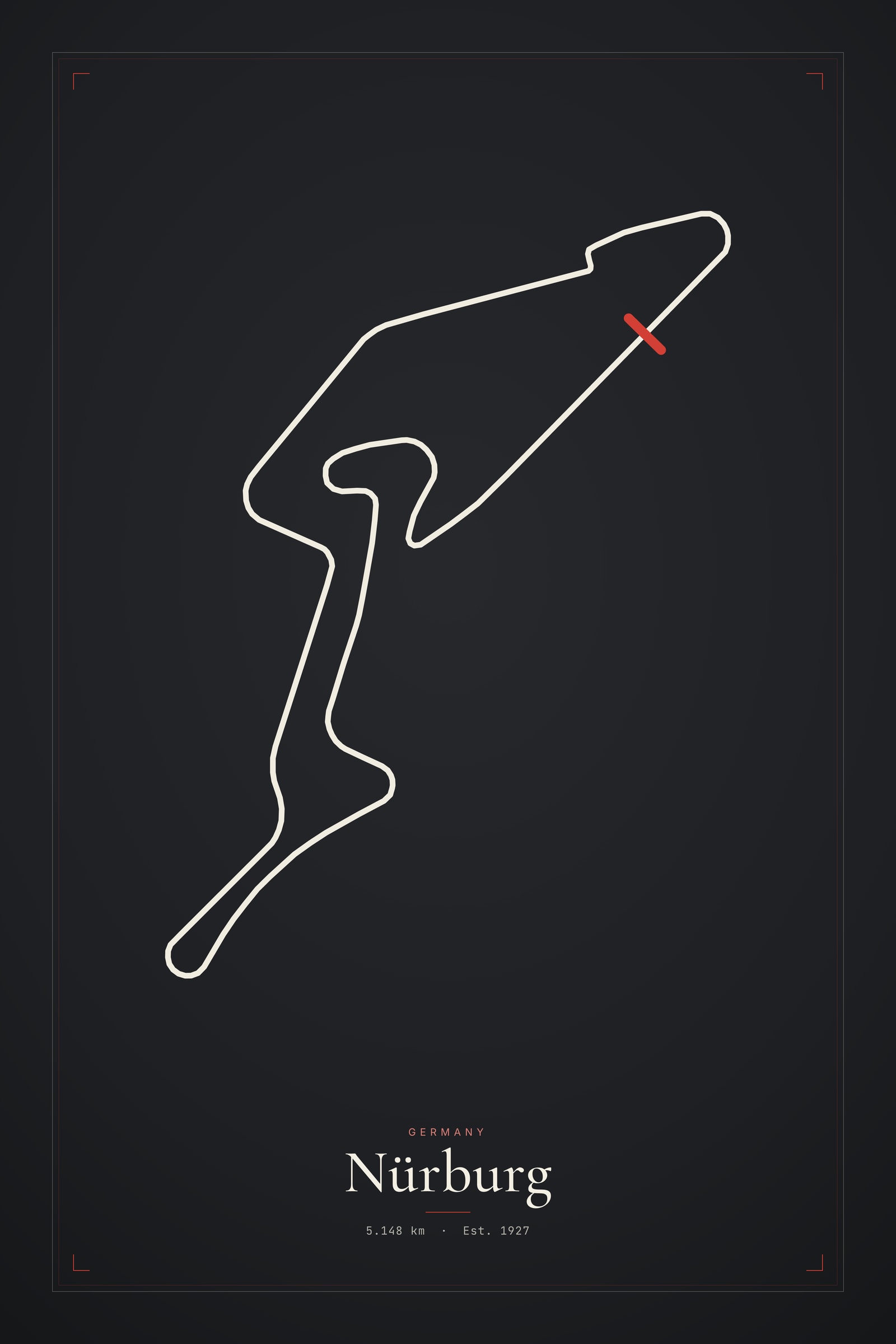 Nürburg — Circuit Print