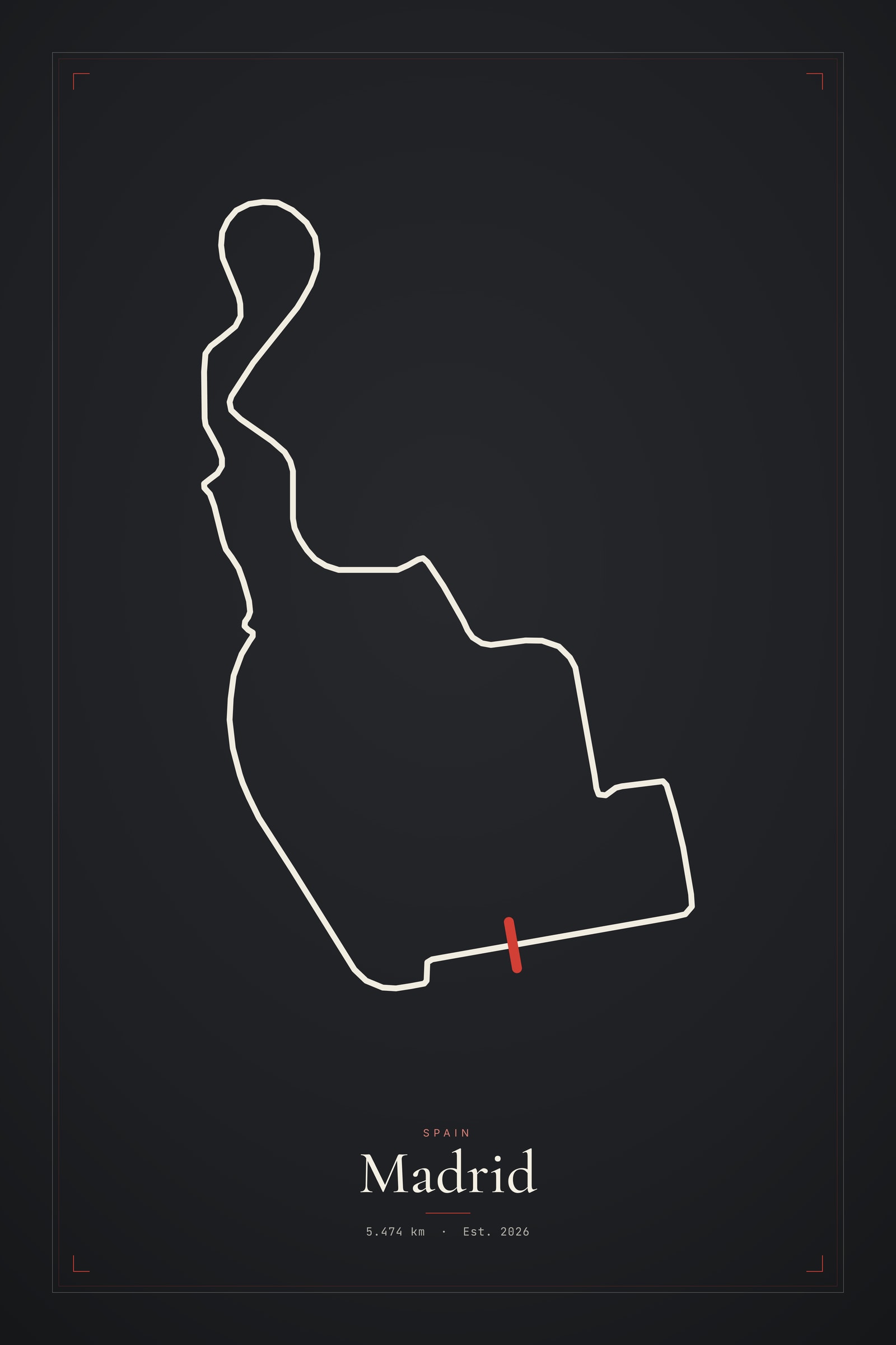 Madrid — Circuit Print
