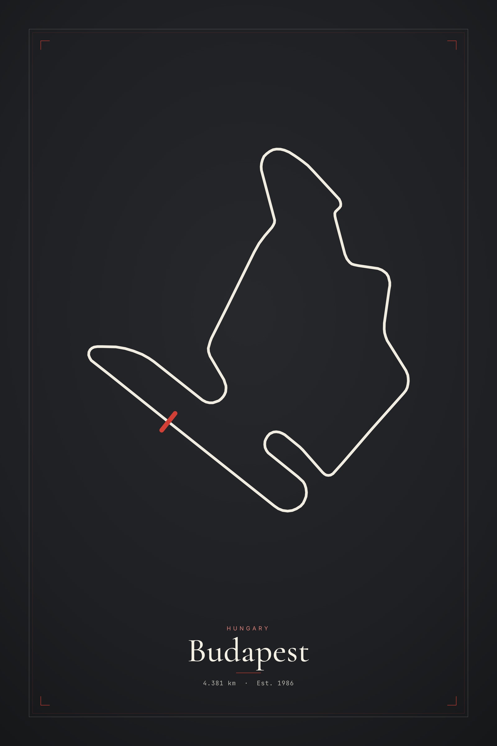Budapest — Circuit Print