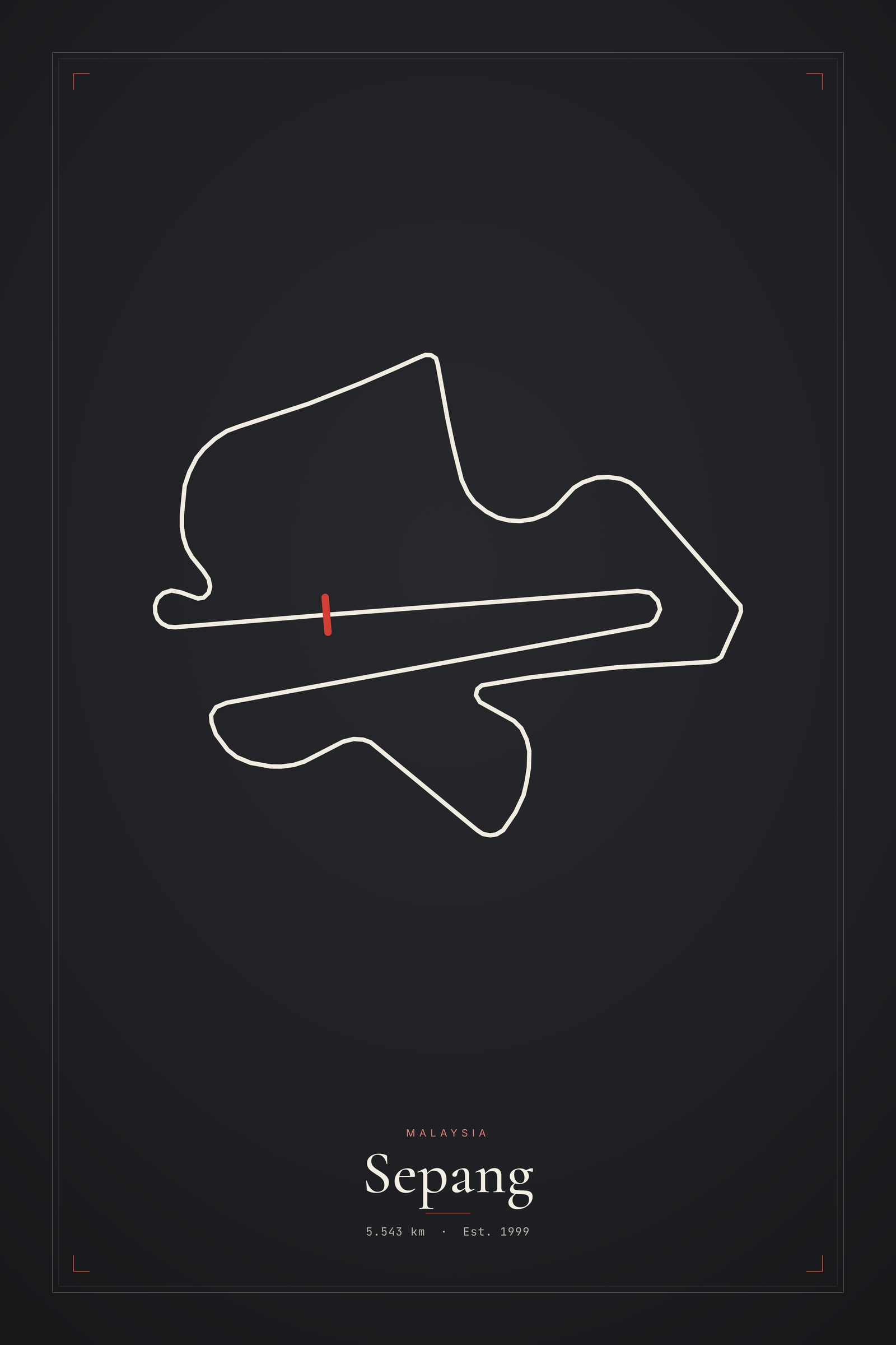 Sepang — Circuit Print