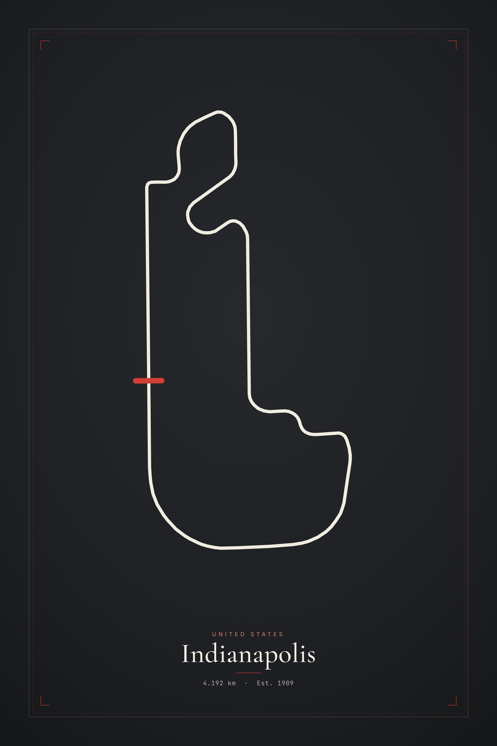 Indianapolis — Circuit Print
