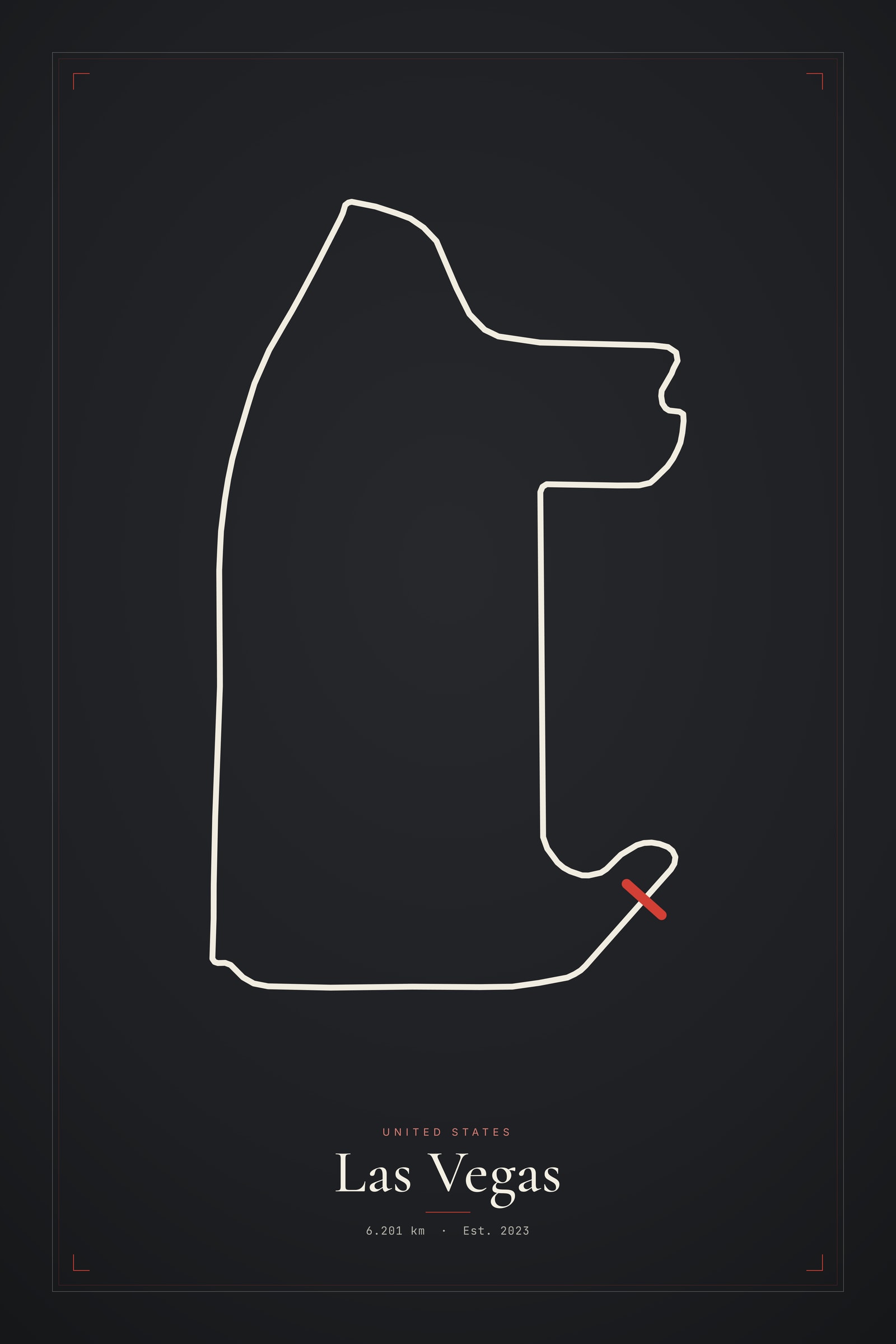 Las Vegas — Circuit Print