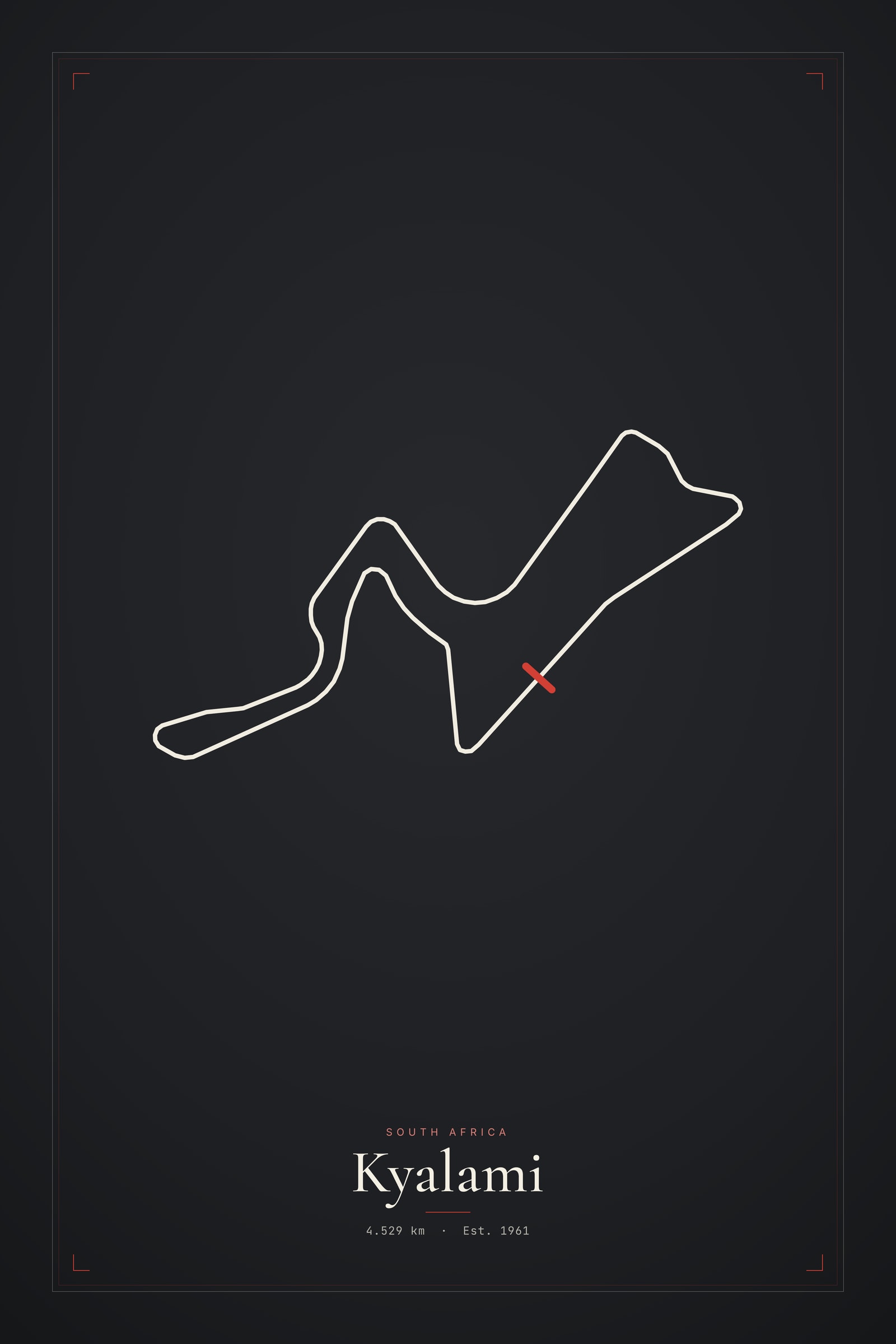 Kyalami — Circuit Print